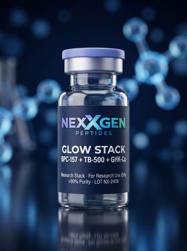 Glow Stack (BPC-157 + TB-500 + GHK-Cu)